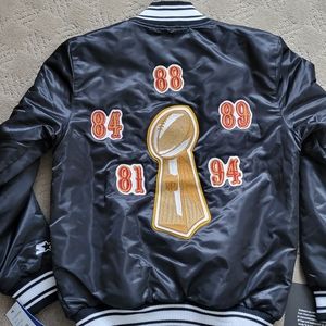NWT San Francisco 49ers Super Bowl Starter Jacket